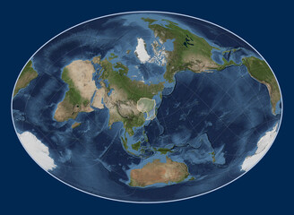 Amur tectonic plate. Satellite. Fahey Oblique.