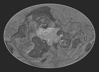 Eurasian tectonic plate. Bilevel. Fahey Oblique. Boundaries