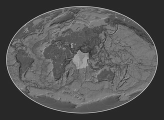 Indian tectonic plate. Bilevel. Fahey Oblique. Boundaries