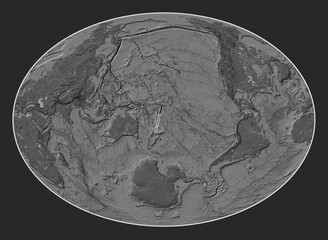 Kermadec tectonic plate. Bilevel. Fahey Oblique.