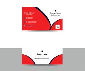 Double-sided creative business card template