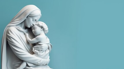 The Bond of Motherhood: Statue of a Mother and Child 
