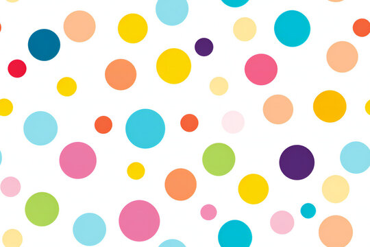 Polka dot background. Generative AI