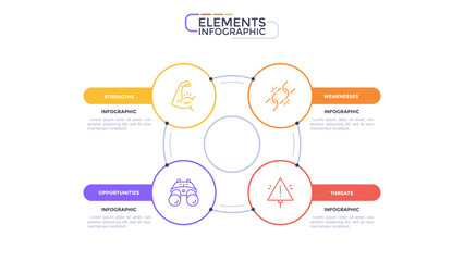 Linear SImple Infographic Template