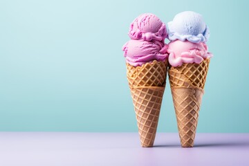 Minimalist melting ice cream