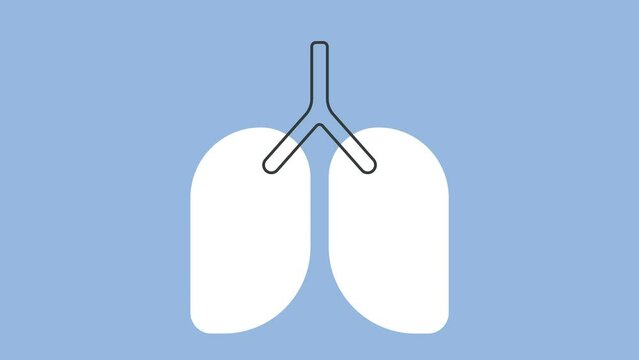 lungs. organ. breath. breathe. oxygen. work. air. gas. inhale. exhale. hold your breath. pneumonia. treatment. disease. vector illustration. with a colored background.