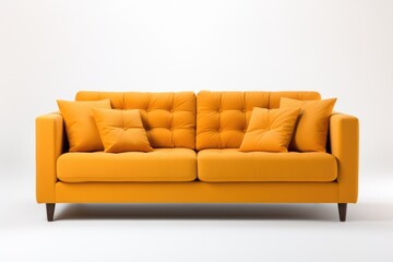 Couch, Modern and Isolated.