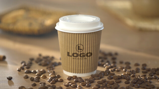 Coffee to Go Logo Mockup Opener