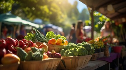Farmers Market Fresh Vegetables - Powered by Adobe