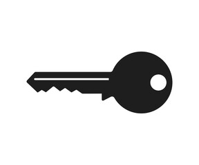 Key symbol icon. Key icon vector Illustration. Key sign
