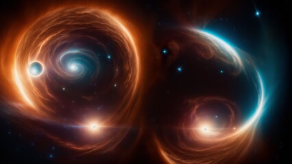 Obraz premium 🌌🌌 Cosmic Bridges: Unraveling the Secrets of Wormholes 🌌🌌 