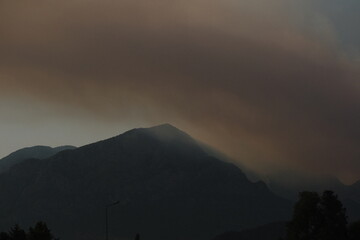 The fire in Kemer cannot be controlled.