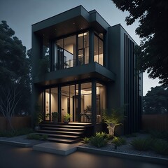 modern unique house design for middle class family