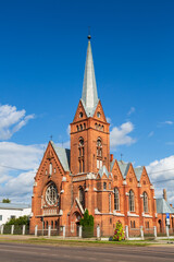 Fototapeta na wymiar Daugavpils Lutheran Church of Martin Luther. Latvia