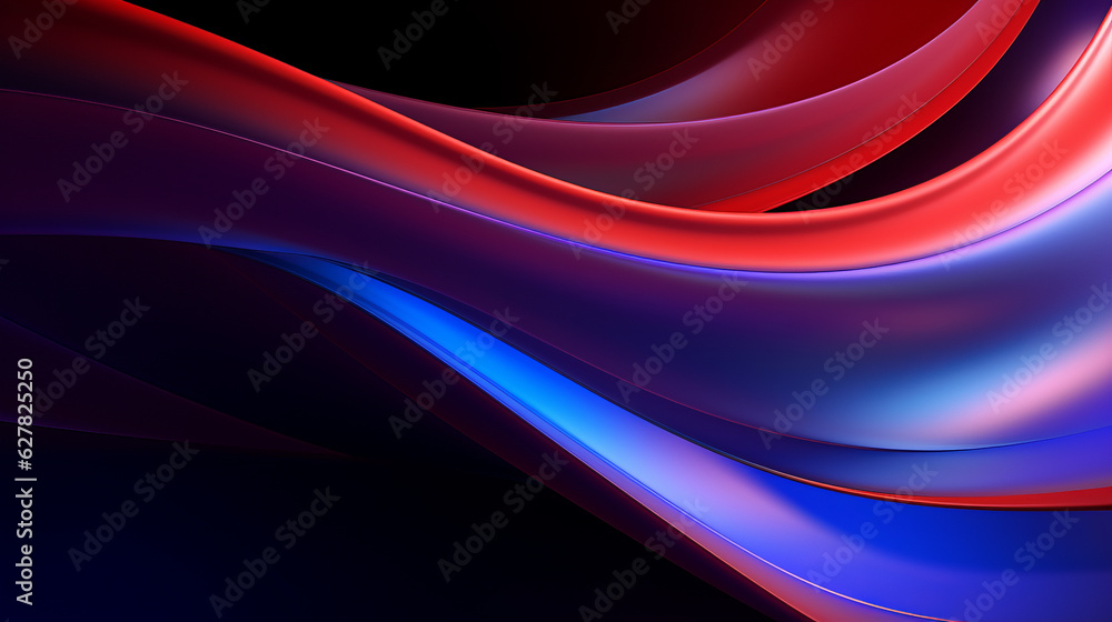 Poster a colorful abstract background with vibrant wavy lines