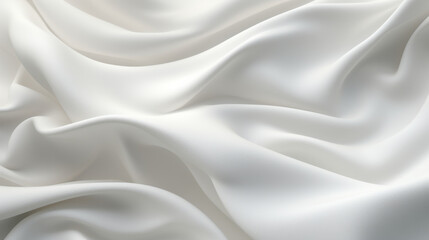 A close-up view of a white fabric texture