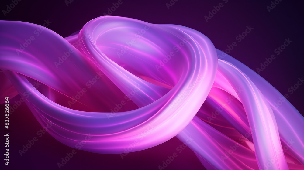 Aufkleber a vibrant and colorful abstract background with flowing waves