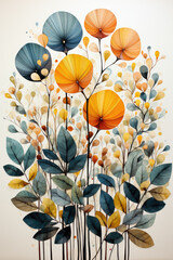 Minimalist Flower Watercolor