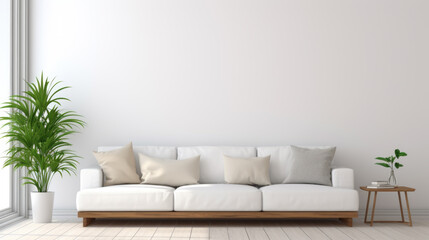 Sofa am Wand