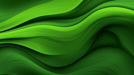 Fototapeta premium Abstract organic green lines as wallpaper