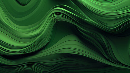 Abstract organic green lines as wallpaper