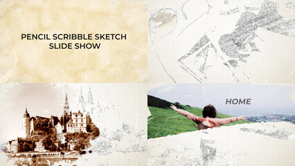Pencil Scribble Sketch Slideshow