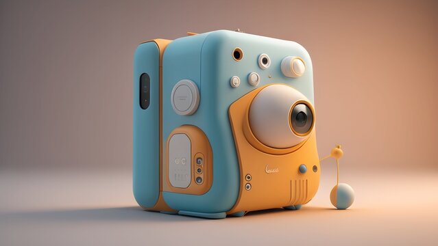 Cute 3D Abstract Camera 