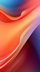 A vibrant cell phone with a colorful background