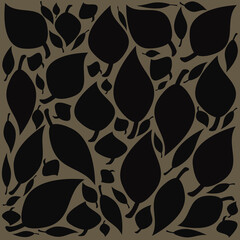 seamless pattern with leaves