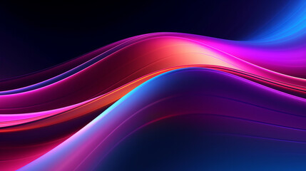 Fototapeta premium Colorful abstract background with wavy lines