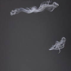 Smoke effects on transparent background