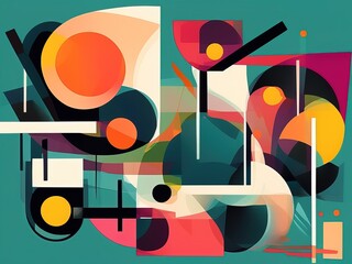 abstract background. colorful 3 d illustration. creative art for design, poster art. digital art palette banner, digital palette illustration.