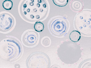 Dot Pattern Small. Ink Texture. Grey Circle. Grey