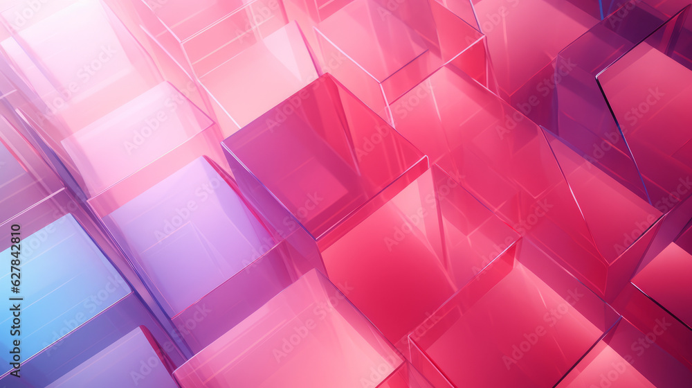 Aufkleber An abstract background with colorful squares and rectangles