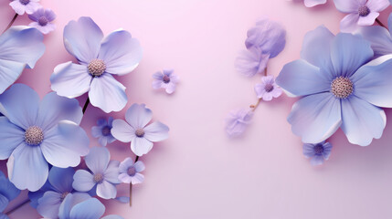 A colorful bouquet of flowers on a vibrant pink backdrop
