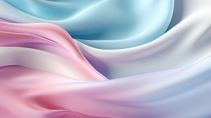 Beautiful silk flowing swirl of pastel gentle calming vibrant colorful light cloth background.
