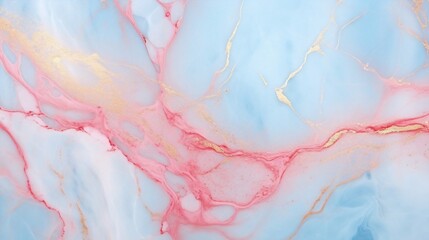 Generative AI : Luxury abstract fluid art painting in alcohol ink technique, mixture of red, yellow and gold paints. Imitation of marble stone cut, glowing golden circles. Tender and dreamy design.