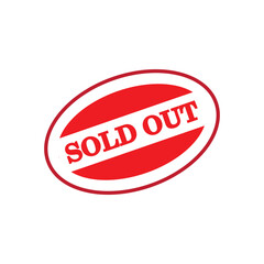 sold icon logo vector design template