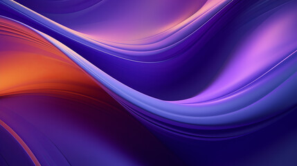 Fototapeta premium A vibrant abstract background with flowing lines in purple and orange