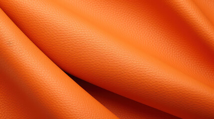 Orange Leather Fabric