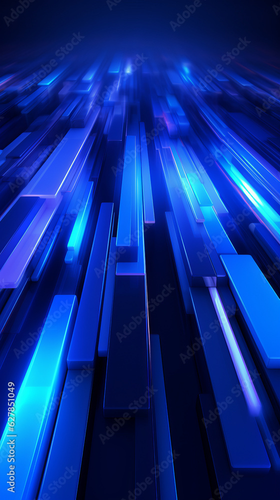 Aufkleber an abstract background with blue and black lines