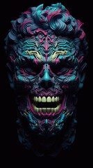 Naklejka premium Carnival of the Surreal: Tripping Out on Freaky Carnival Surrealism, Generative AI