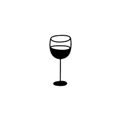 vector illustration doodle wine concept