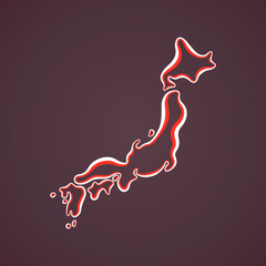 Japan - Outline Map