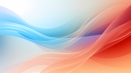 Abstract light color background with waves. Generative AI