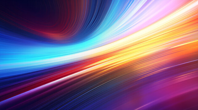 A colorful background with a close-up of a cell phone