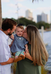 portrait of a happy family	

