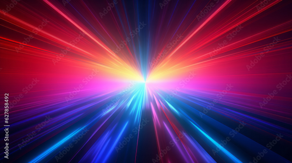 Poster colorful abstract background with vibrant lines and bold colors