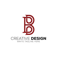 Letter E and B logo design Minimal monogram symbol business logotype Elegant logo design