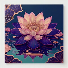 lotus, lotus flower, generated by ai